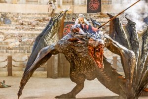 Calm yourself Drogon, the Queen is at your back.